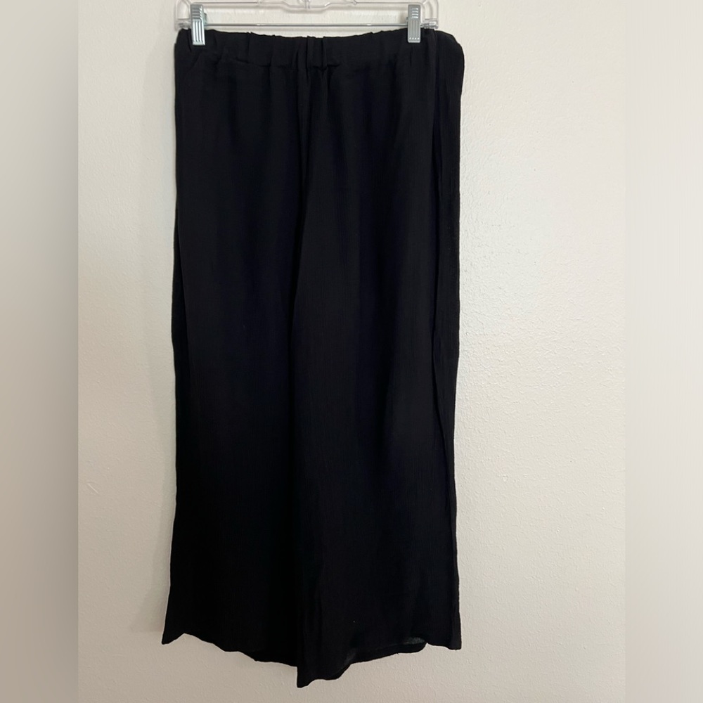 Lefties wide leg black pant